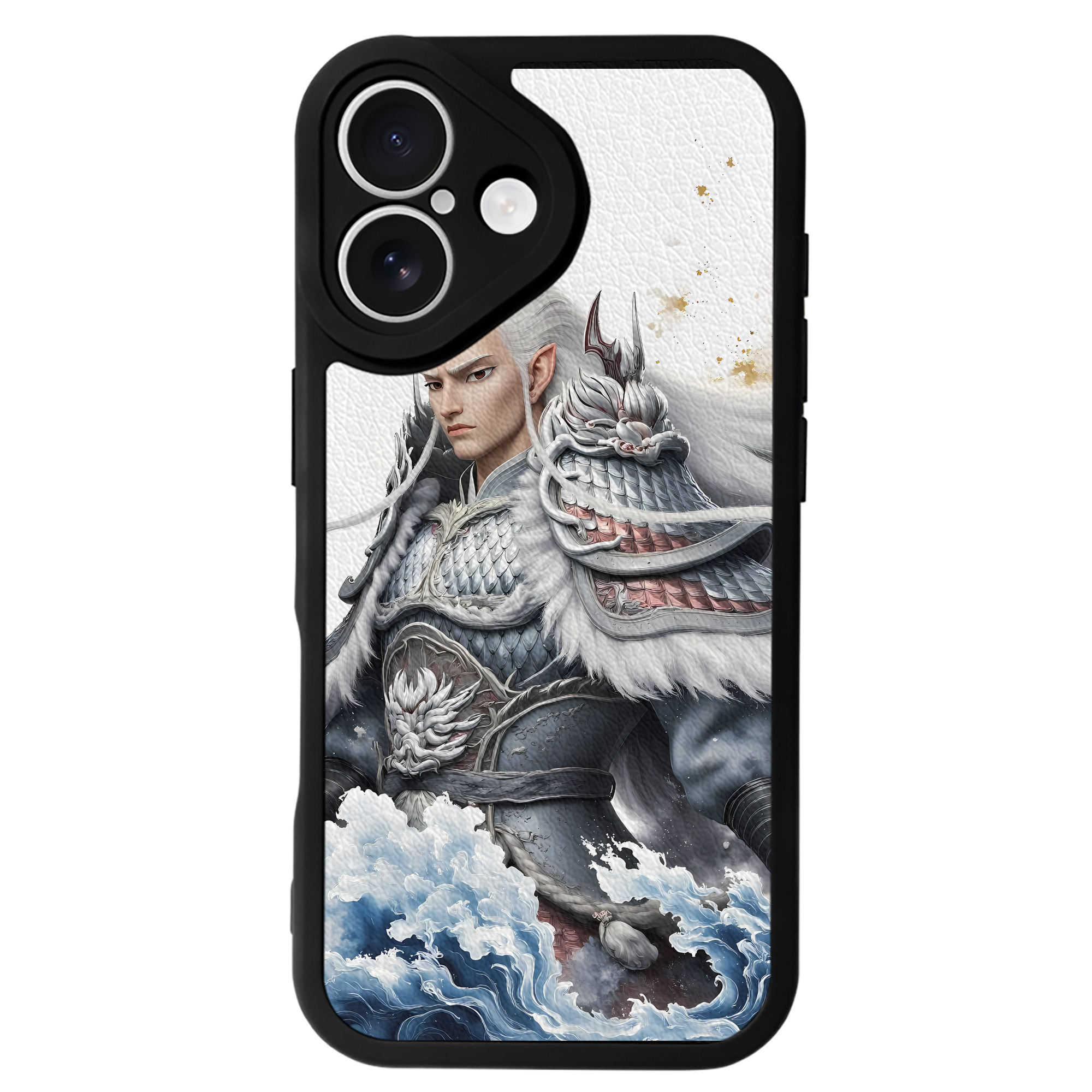 （画像用） Ne Zha 2 ナタ 魔童の大暴れ 【iPhone 16シリーズ対応】シリコンスマホケース（レザー調） 材質：シリコン